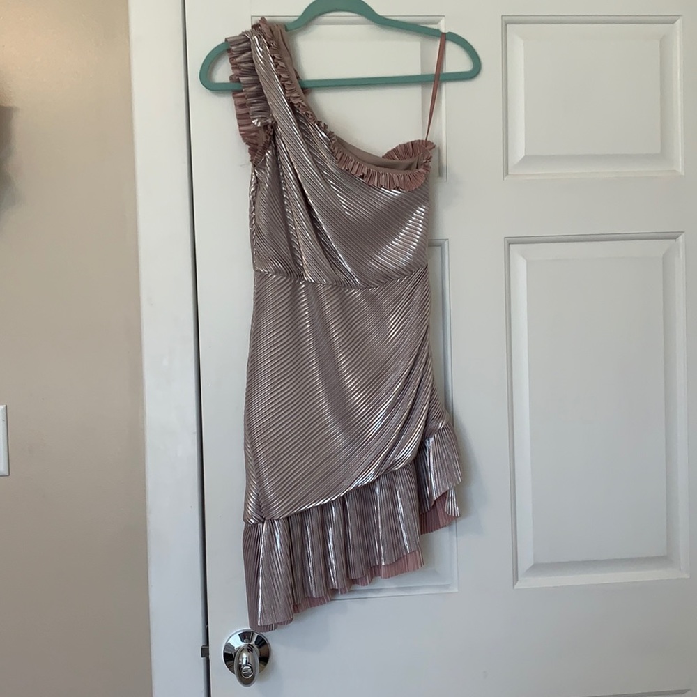 Wild Honey One Shoulder Cocktail Dress